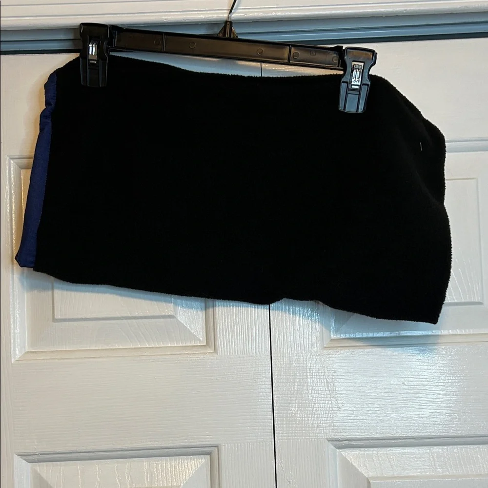 Black and Blue Face Mask and Neck Warmer